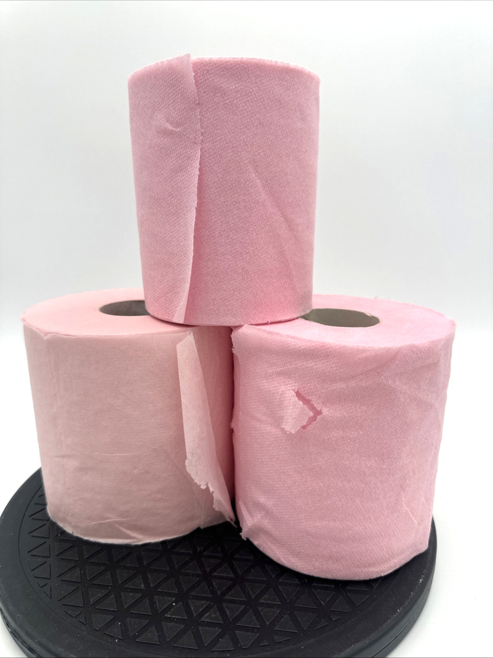 3 Vintage Rolls of Pink Toilet Tissue Paper Roll *READ